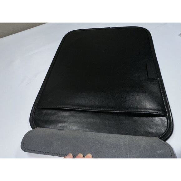 Levenger Black Leather Pad Backer 10” X 14” - Picture 6 of 8